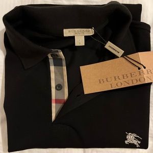 NWT Burberry polo for men in black